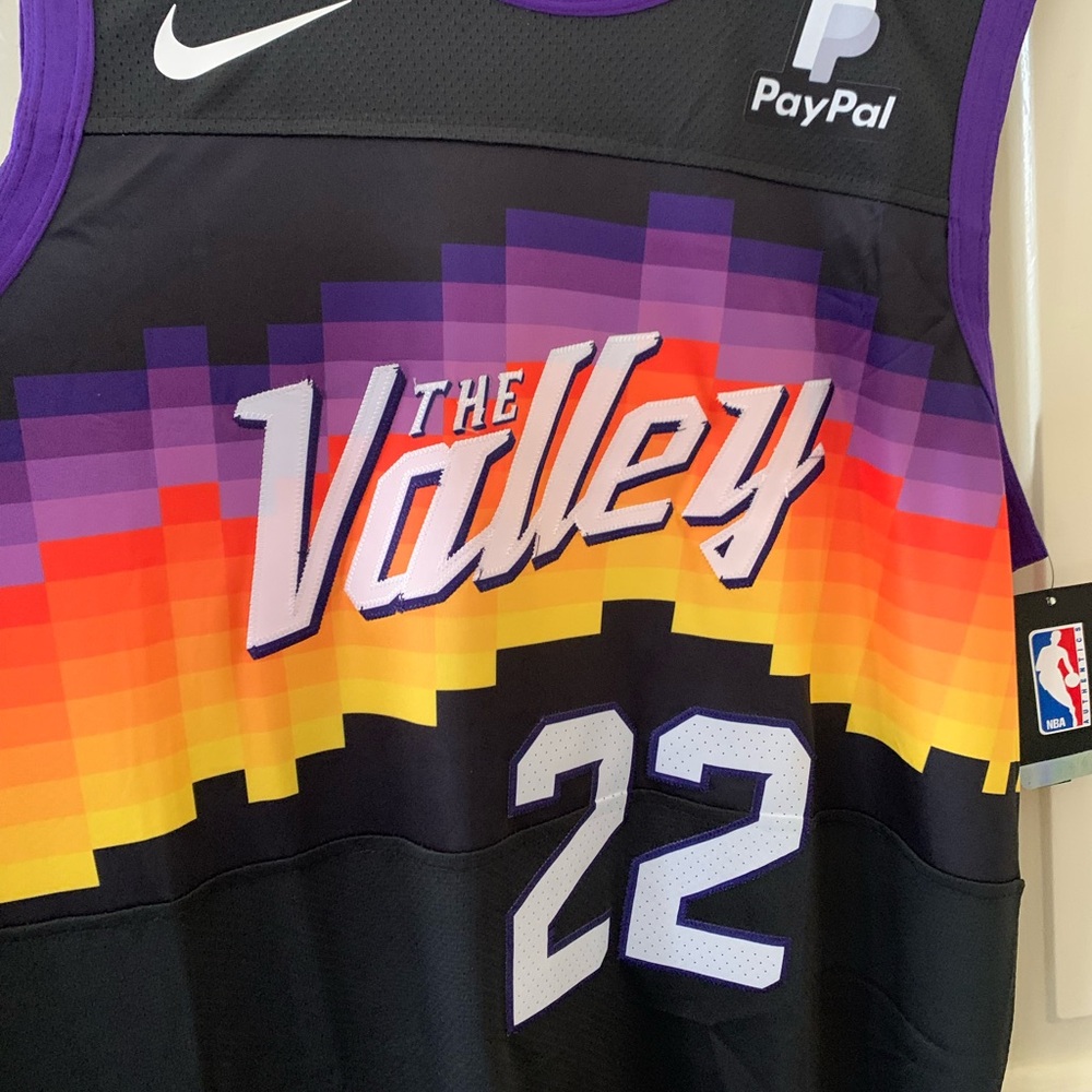Phoenix Suns Jersey Nike Brand The Valley DeAndre Ayton Stitched